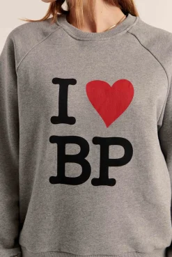Balzac Paris Sweat-shirt Jack I love bp gris Hot