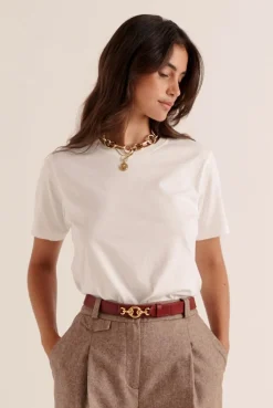 Balzac Paris Tee-shirt Bree Blanc Discount
