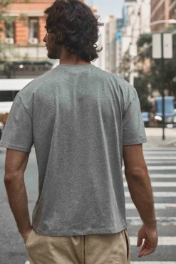 Balzac Paris Tee-shirt Martel Gris chiné Flash Sale