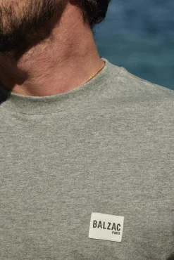 Balzac Paris Tee-shirt Martel Gris chiné Flash Sale