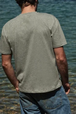 Balzac Paris Tee-shirt Martel Gris chiné Flash Sale