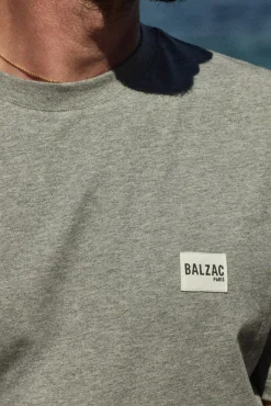 Balzac Paris Tee-shirt Martel Gris chiné Flash Sale