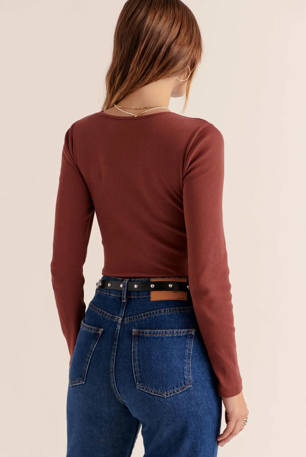 Balzac Paris Top Amanda Terracotta Hot