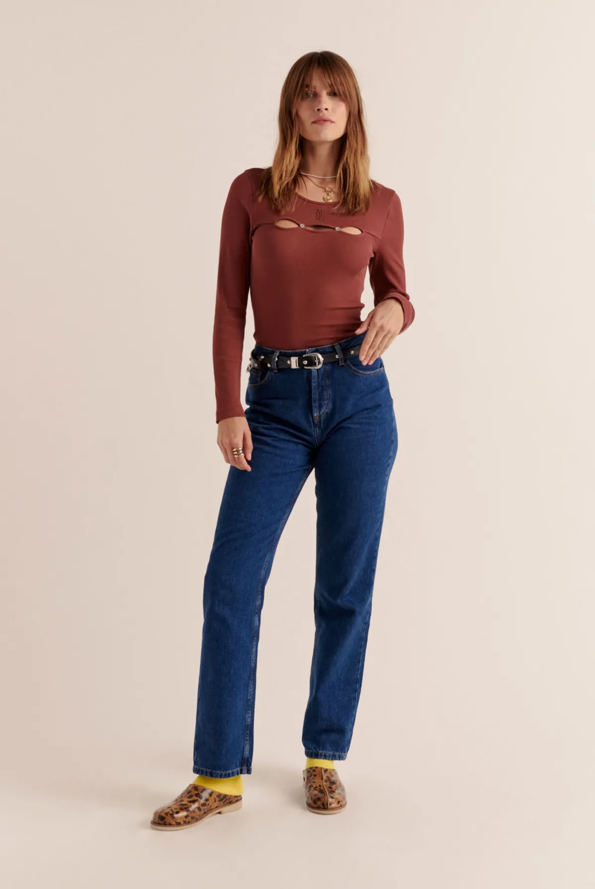 Balzac Paris Top Amanda Terracotta Hot
