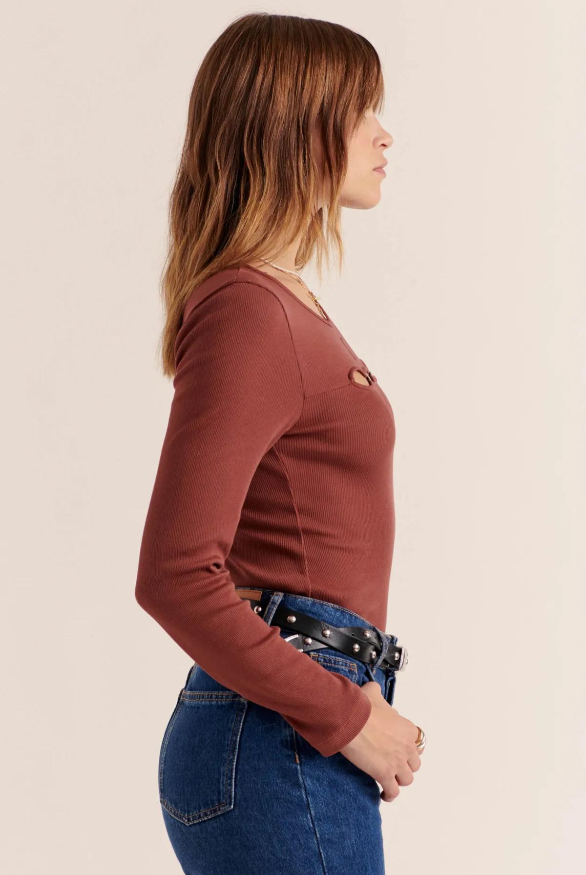 Balzac Paris Top Amanda Terracotta Hot