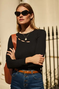 Balzac Paris Top Angele Noir Fashion
