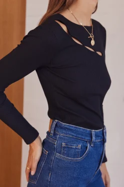 Balzac Paris Top Angele Noir Fashion