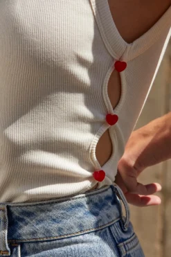 Balzac Paris Top Origan écru Écru Hot