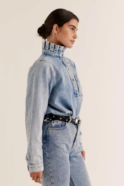 Balzac Paris Vareuse Cyrius Bleu glacier Outlet