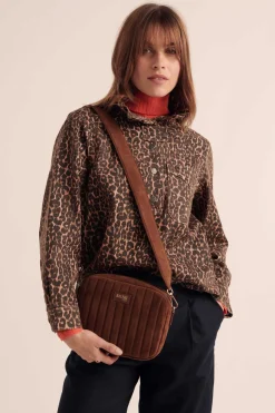 Balzac Paris Vareuse Cyrius Léopard café Sale