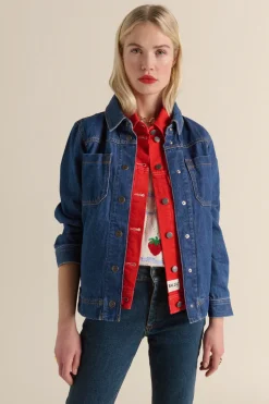 Balzac Paris Veste Manoa jean Bleu midi Shop